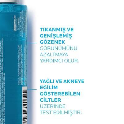 La Roche-Posay Effaclar face toner bottle back label with barcode and product details