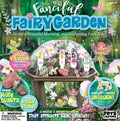 Fanciful Fairy Garden terrarium kit box with a domed planted garden and fairy accessories
