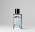 Fragrance bottle with black cap, Marine Salt label