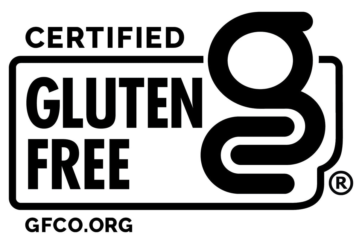 Certified Gluten Free seal logo, GFCO.org