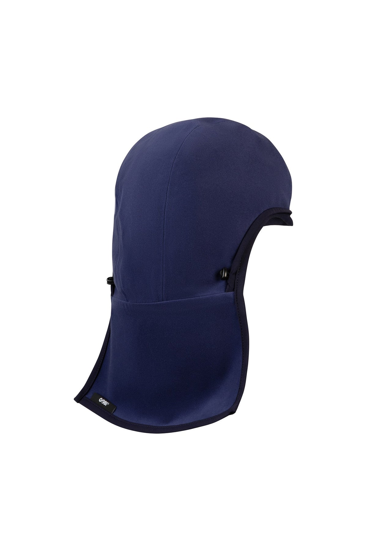 Azure cooling cap with black trim and two side tie openings