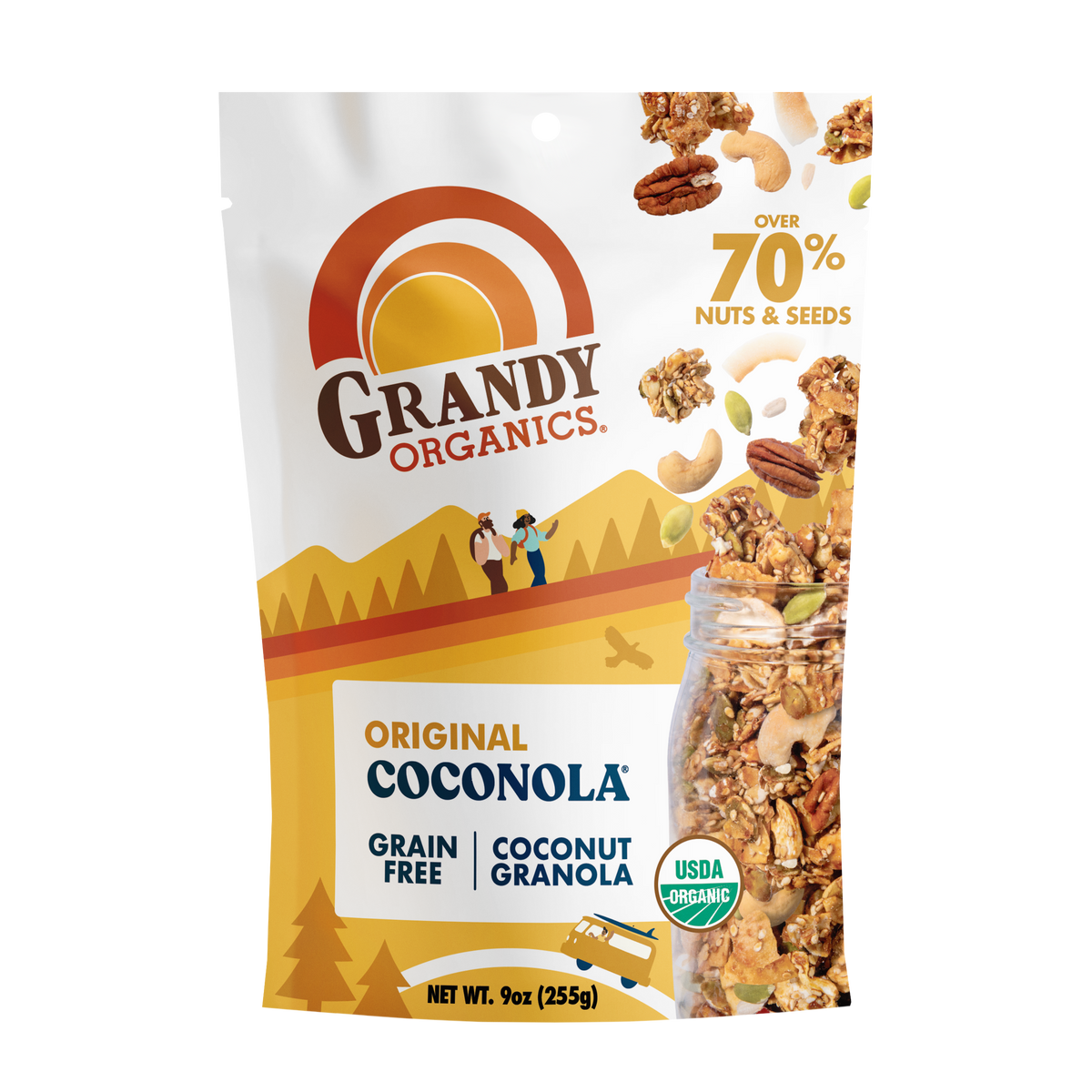 Original Coconola grain-free coconut granola pouch, original flavor, 9 oz