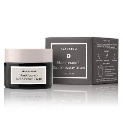 Naturium Plant Ceramide Rich Moisture Cream jar with matching outer box