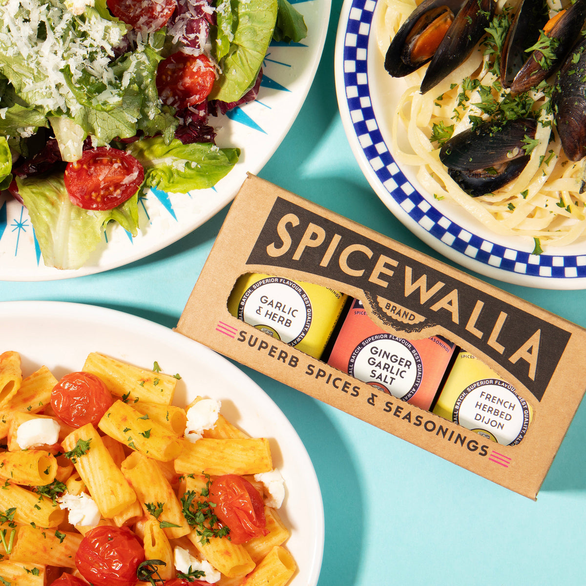 SpiceWalla garlic lover's 3-pack spice box, Superb Spices & Seasonings