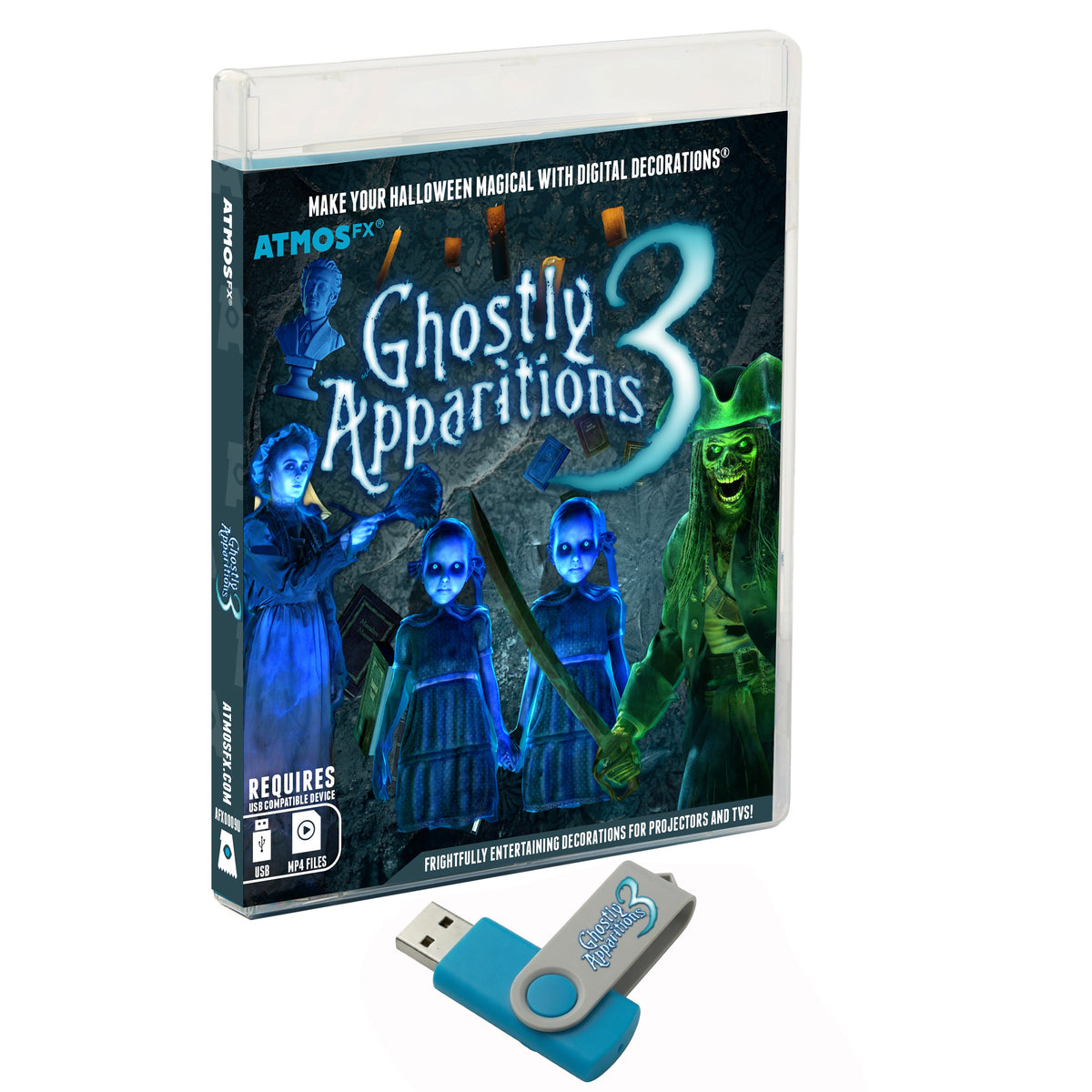 HoliScapes Ghostly Apparitions 3 kit box with USB flash drive