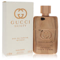 Women’s eau de parfum intense spray bottle and box, 1.6 fl oz, Gucci Guilty