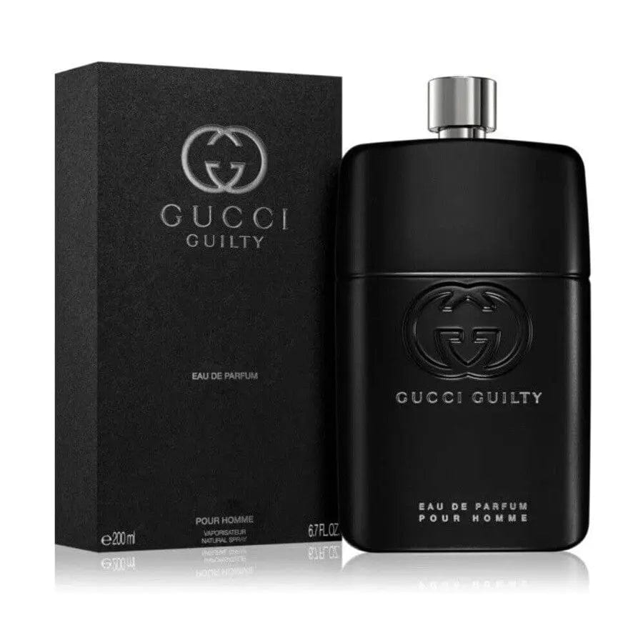 Gucci Guilty eau de parfum spray for men; black bottle with silver cap
