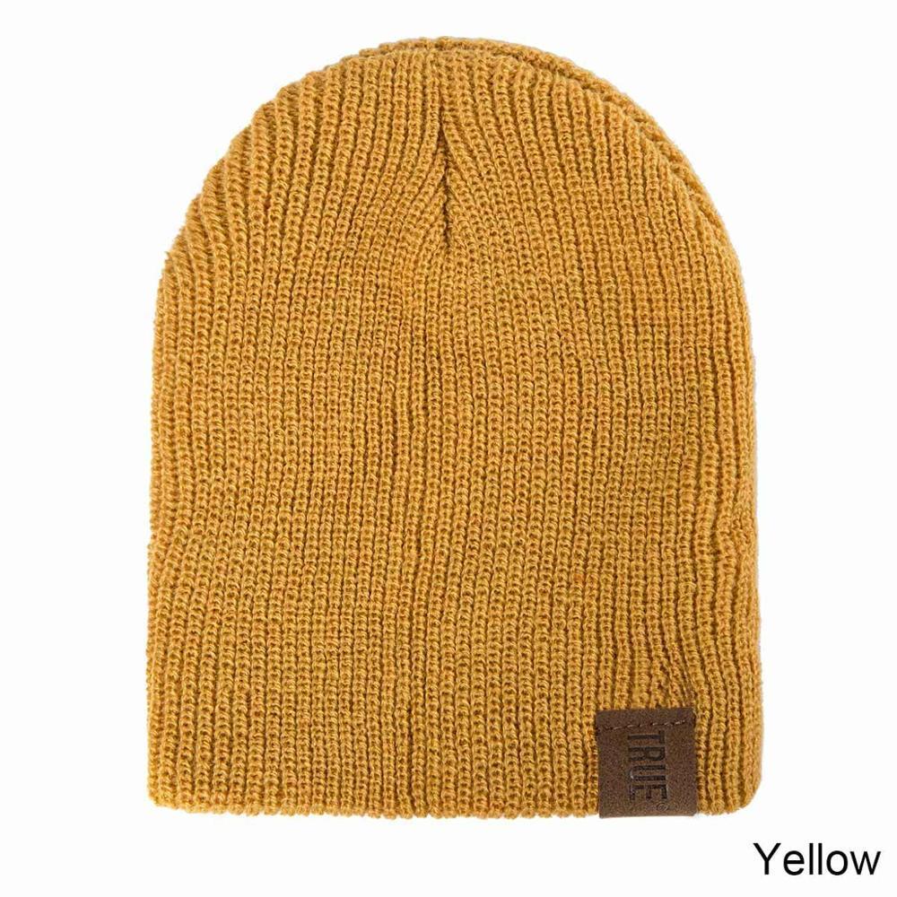 Kids knit beanie and scarf set, yellow ribbed knit with logo patch