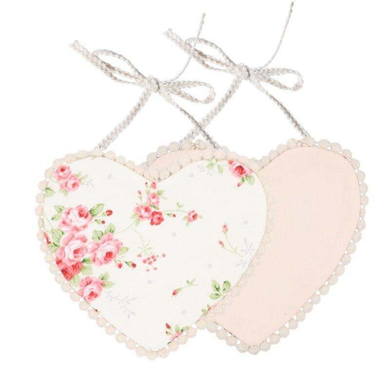 Infant heart bib set with blush solid heart backs and floral print bibs