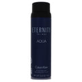 Eau de toilette spray can, Eternity Aqua for Men, dark blue with black cap