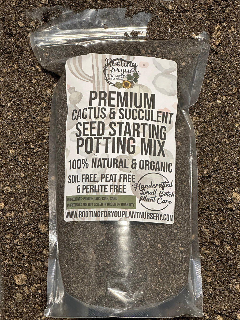 Cactus and Succulent SEED STARTING Premium Potting Mix