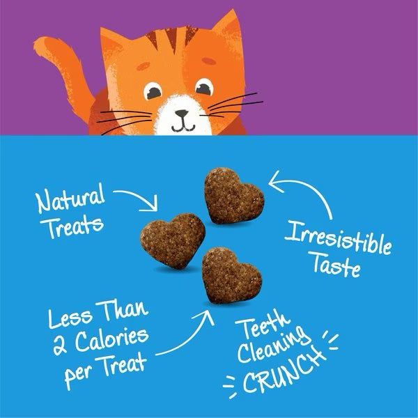 Wellness Kittles Tuna & Cranberries treats panel with crunchy bite icons