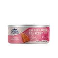 Salmon and green pea recipe cat food can, limited ingredient 5.5 oz