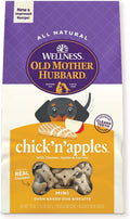 Old Mother Hubbard chick'n'apples mini dog treat bag, baked biscuits, 20 oz