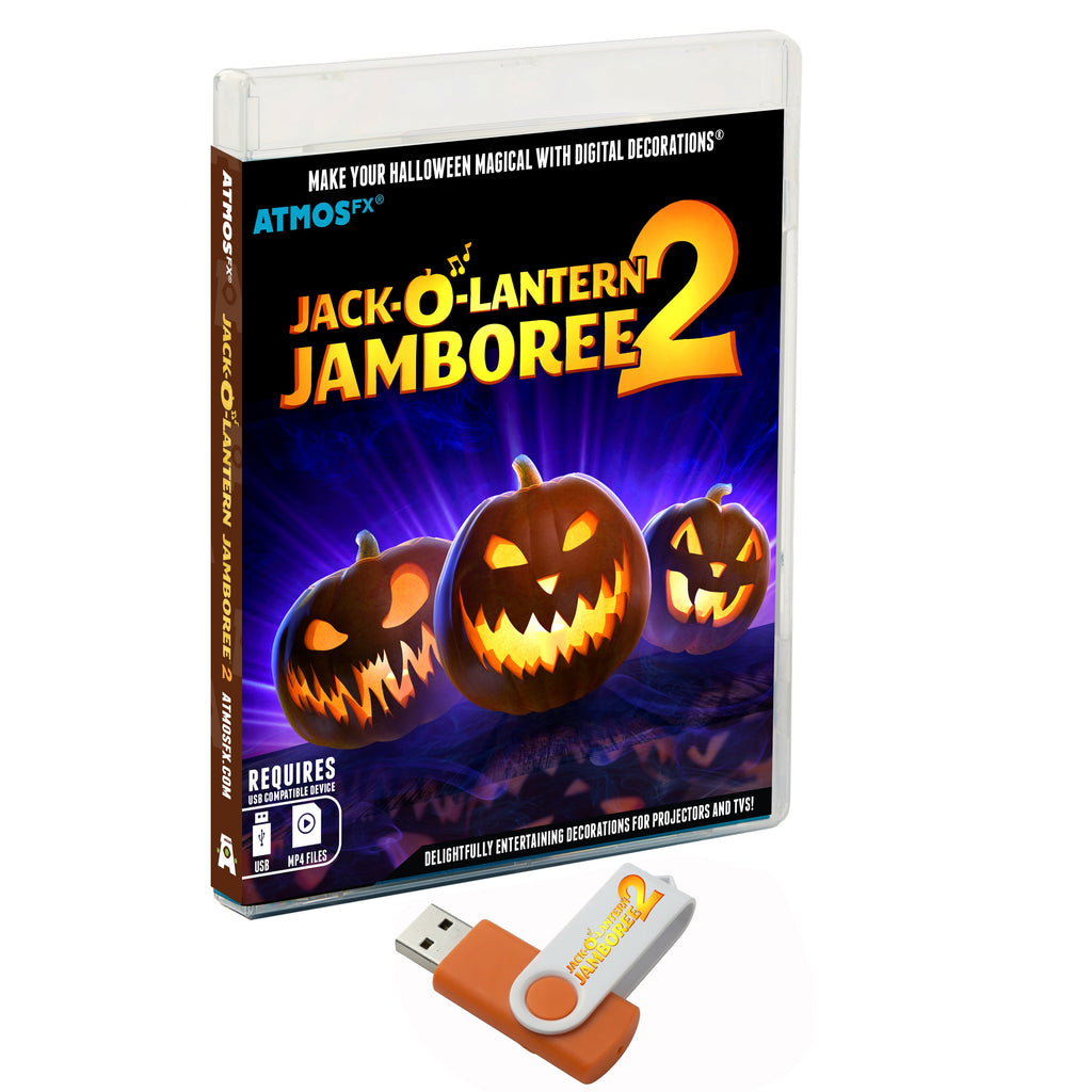 AtmosFX Jack-O-Lantern Jamboree 2 USB digital decoration kit box with USB drive