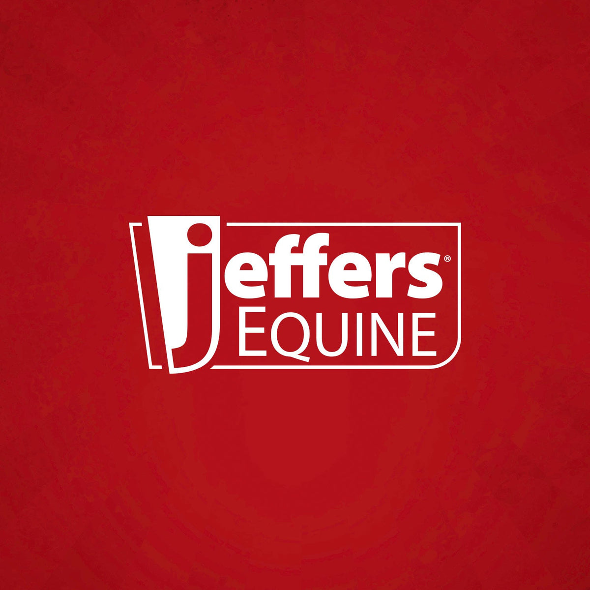 Jeffers Equine logo on red background