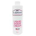Scalpmaster Liquid Shave Cream bottle, 8 oz, white label