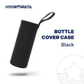 Black bottle cover case with loop strap