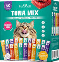 Tuna mix lickable cat treats, 40-stick box with urinary care