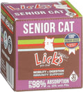Licks Senior Cat gel supplement box for mobility, digestion, and immunity support