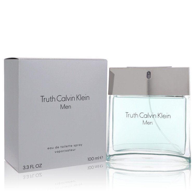 Men's eau de toilette spray bottle with box, clear glass and silver cap
