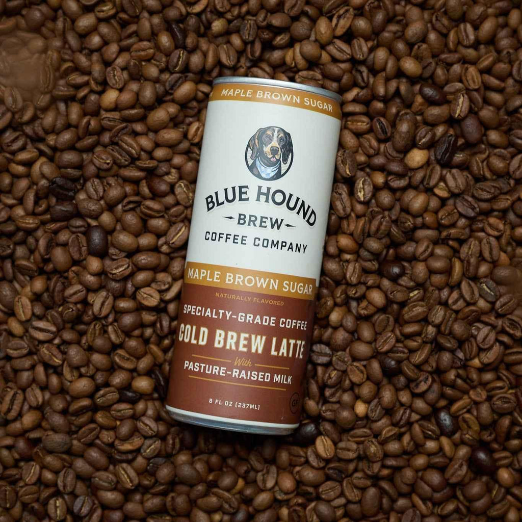 Blue Hound Maple Brown Sugar Latte coffee beverage can