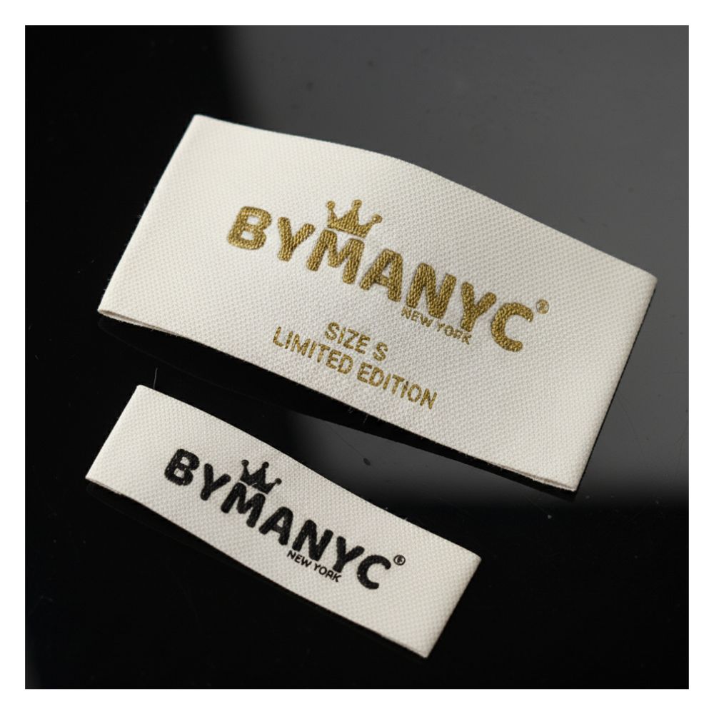 BYMANYC size limited edition label on knitwear tag