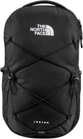 Jester laptop backpack, black, front crisscross straps and top handle