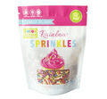 Color Kitchen rainbow sprinkles in resealable bag for cake topping