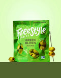 Green olives snack bag, FreeStyle Original, all-natural
