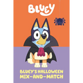 Bluey Halloween mix-and-match board book cover with bat-costumed Bluey