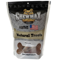 Pig ear dog treat bag, Natural Treats packaging with 100% natural pig ears