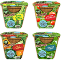 Plant-It-Starters four-variety pack with seed-starting pots for beans, tomatoes, peppers and basil
