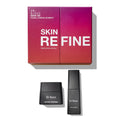 Skincare set with two Dr. Rossi black skincare bottles and boxed packaging