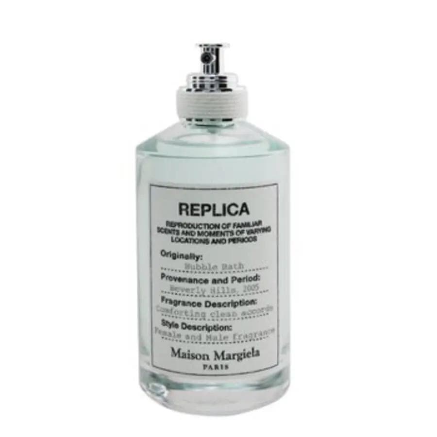 Maison Margiela Replica Bubble Bath EDT spray bottle with silver atomizer cap