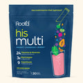 Root'd His Multi pouch, Orchard Berry multivitamin drink mix, 30 sticks