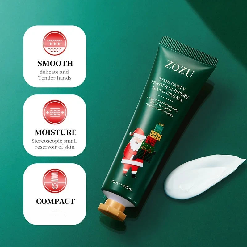 Hand cream tube with white cream dollop on a surface