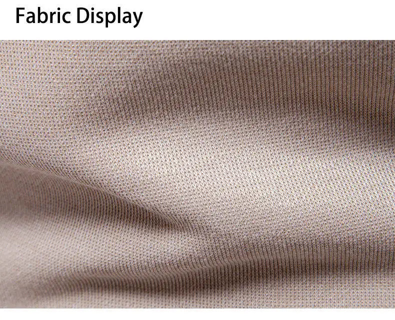 Light beige knit fabric with fine texture and subtle pattern