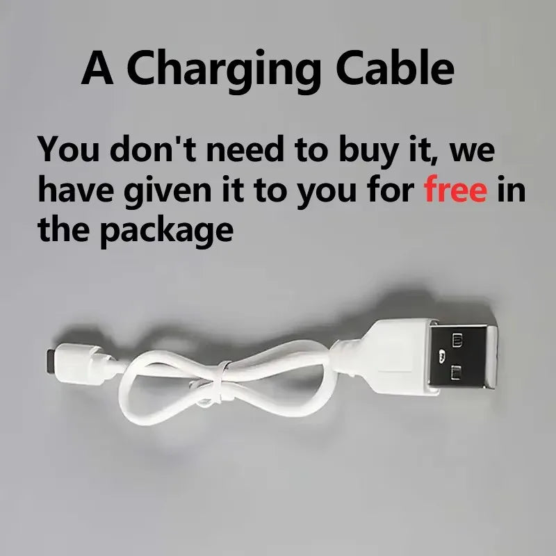 USB charging cable with white connectors