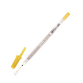 Sakura metallic gold gel ink pen with yellow cap and fine tip