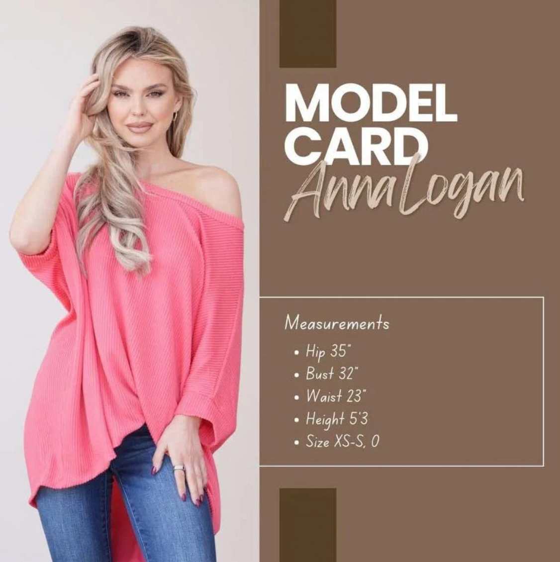 Pink off-shoulder knit top with ribbed texture; long sleeves