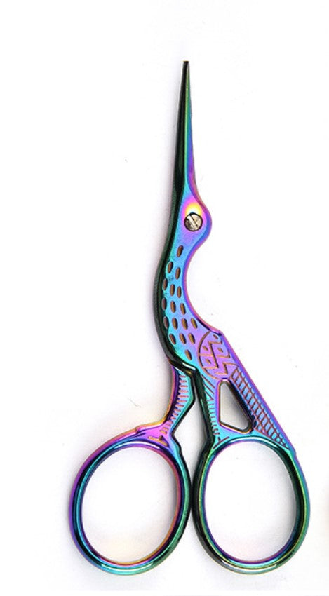 Butterfly craft scissors with colorful butterfly-shaped handle and finger holes