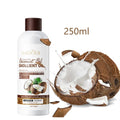 SADOER 250ml coconut oil emollient bottle with coconut shell and white oil