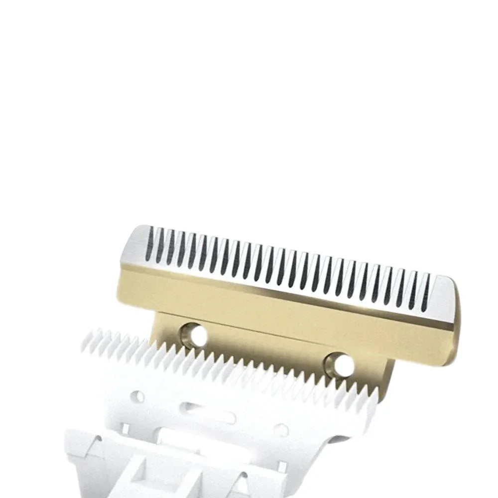 Metal clipper blades with comb guard attachment for pet trimming