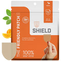 Immunity wellness patch pack, orange and white pouch with Shield patch label