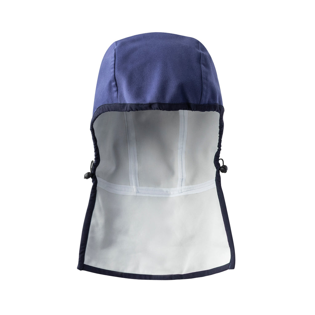 Azure cooling cap with black trim and see-through cooling panel at front