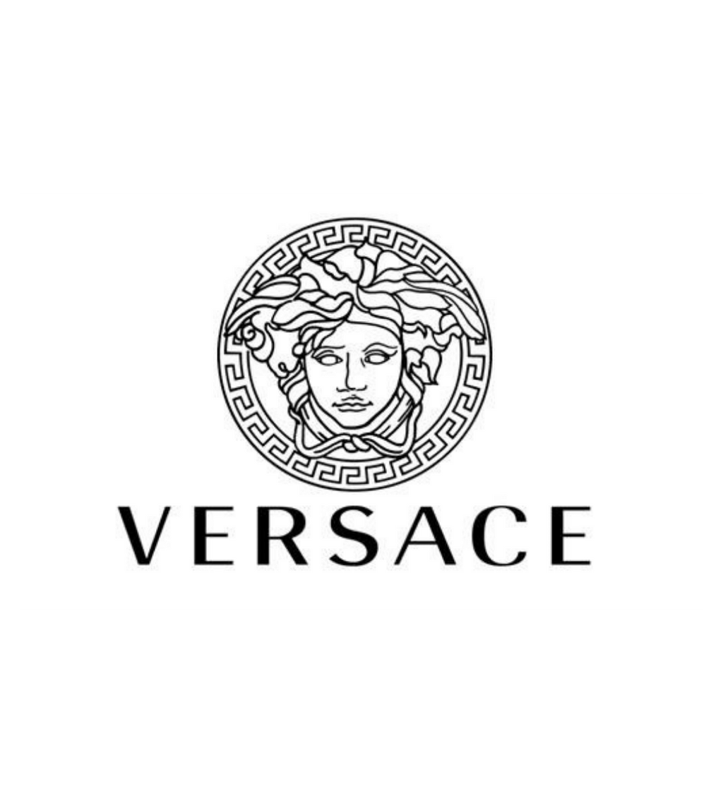 VERSACE logo on Crystal Noir 50 ml box