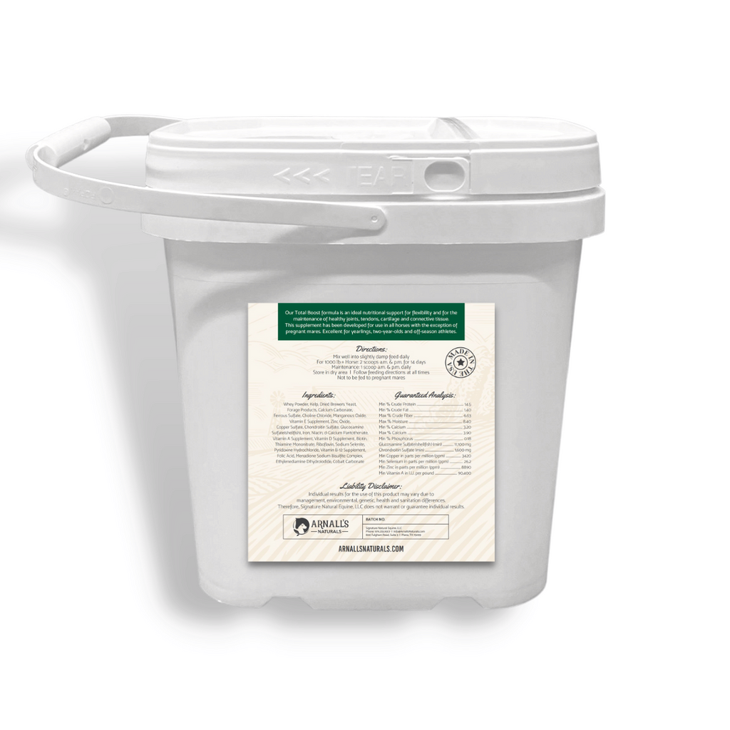 White supplement tub with back ingredient label panel and lid