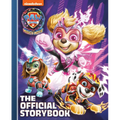 Hardcover official storybook with Paw Patrol Mighty Movie character cover art.