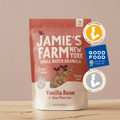 Vanilla bean granola bag with sour cherries, small batch, gluten-free